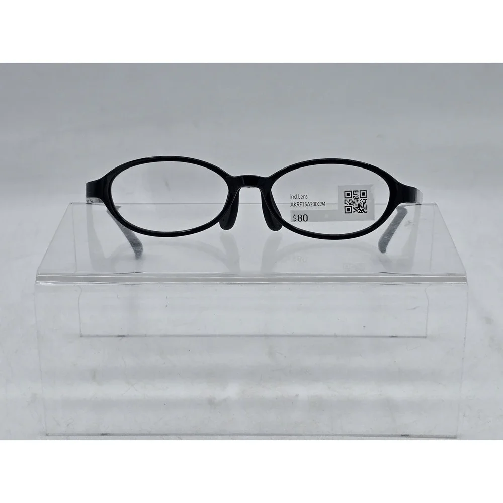 Jins Black Kids Eyeglass Frames 46- 15-132 - 27 AKRF15A230C94 - SITS ASKEW